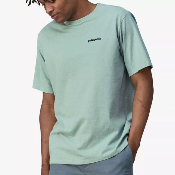 PATAGONIA mens P-6 logo Responsibili-tee shirt - Picture 9 of 10